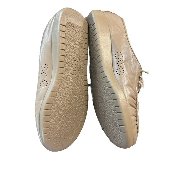 SAS Walking Shoes Comfort Women's Sz 10 Slinder Tan Leather Made in USA - Picture 2 of 4